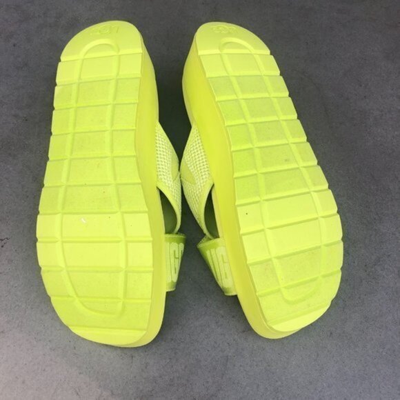 UGG Women's Emily Mesh YELLOW Slide Sandal Size 5 NEW - Picture 8 of 11